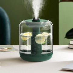 USB Mini Humidifier with Night Light and Essential Oil Diffuser - Home Office Aroma Mist Maker