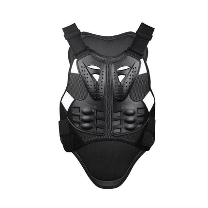 SULAITE Back Protector Vest for Roller Skating and Motorcycle, L/XL - black EVA foam and PE shell protective vest for adults