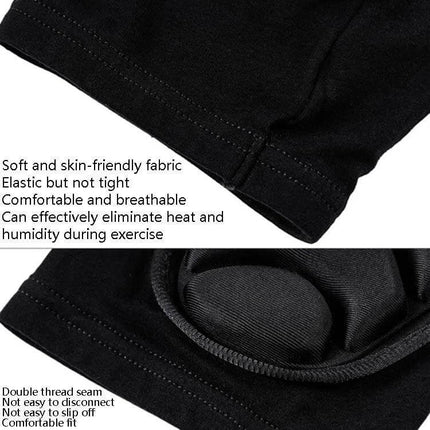Knee Pads For Cycling And Skating, Sizes XS To XL, Outdoor Use - breathable cotton sponge knee protection with elastic secure fit