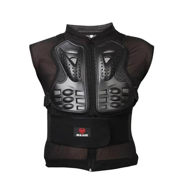 Sulaite Sleeveless Riding Protective Vest for Cycling and Skating Sizes M to XXXL
