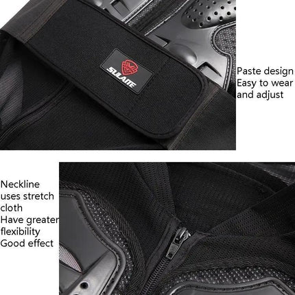 Sulaite Sleeveless Riding Protective Vest for Cycling and Skating Sizes M to XXXL