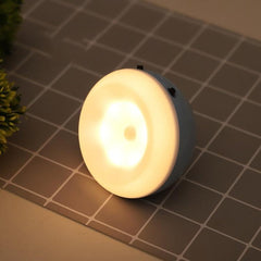 Smart Sensor LED Night Light - USB Rechargeable Magnetic Wall Lamp with Human Body Detection