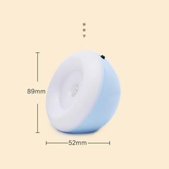 Smart Sensor LED Night Light - USB Rechargeable Magnetic Wall Lamp with Human Body Detection