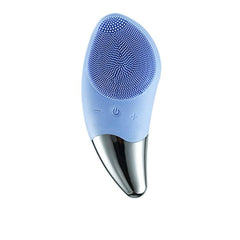 Silicone Ultrasonic Facial Cleansing Brush with Deep Cleansing and Massage Functions