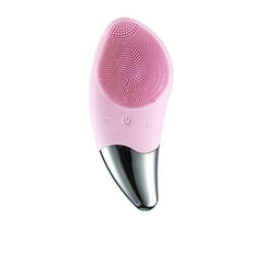 Silicone Ultrasonic Facial Cleansing Brush with Deep Cleansing and Massage Functions