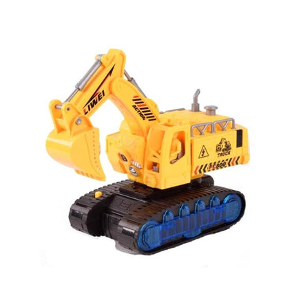 Engineering Toy Vehicle for Kids' Daily Playtime Adventures - yellow transforming excavator toy for imaginative construction play