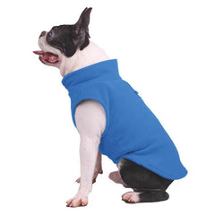 Cozy Winter Flannel Dog Coat for French Bulldogs and Pugs - Stylish and Warm Puppy Jacket