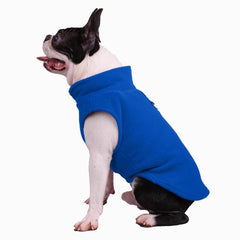 Cozy Winter Flannel Dog Coat for French Bulldogs and Pugs - Stylish and Warm Puppy Jacket