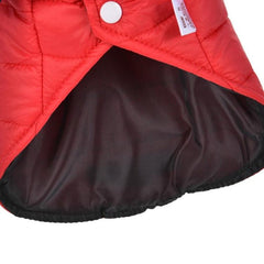 Cozy Waterproof Down Jacket with Hoodie for Small to Medium Dogs and Puppies