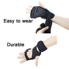 Half-Finger Non-Slip Fitness Gloves with Wrist Support for Sports Activities