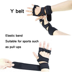 Gants de sport demi-doigts Gants d'équipement de fitness en silicone antidérapants Bracelets de compression sportifs