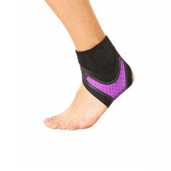 Neoprene Ankle Compression Support with Protective Strap for Sports Activities