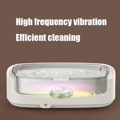 Ultrasonic Jewelry, Glasses, and Watch Cleaner Machine - Compact Automatic Cleaning Device with CN Plug