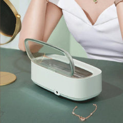 Ultrasonic Jewelry, Glasses, and Watch Cleaner Machine - Compact Automatic Cleaning Device with CN Plug