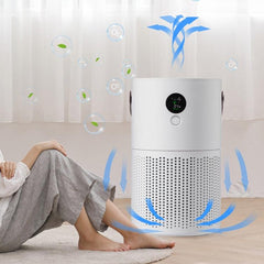 Portable Negative Ion Air Purifier for Home: Smoke and Formaldehyde Removal with Disinfection功能