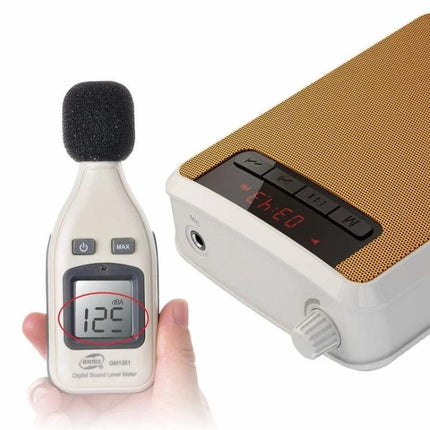 Rolton Voice Amplifier for Teachers and Outdoor Use compact speaker with microphone and sound level meter