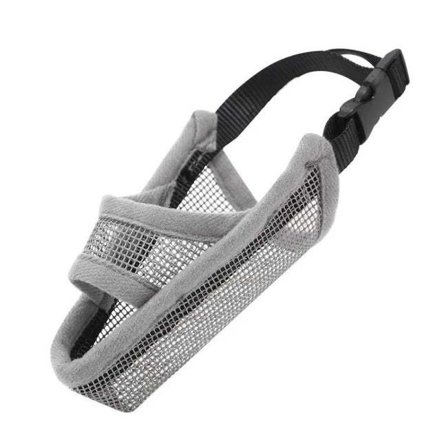Mesh Dog Muzzle for Everyday Walks and Handling Dogs - breathable mesh muzzle for walks, vet visits, and training, allows panting and drinking