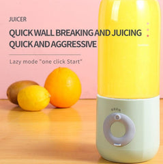 Compact USB Rechargeable Juicer - Multi-Function Portable Blender for Home Use