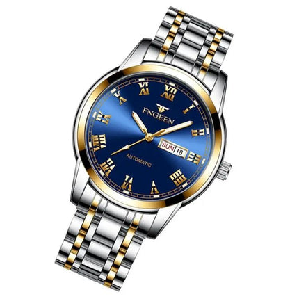 FNGEEN Men's Sports Watch with Roman Numeral Dial for Everyday Wear