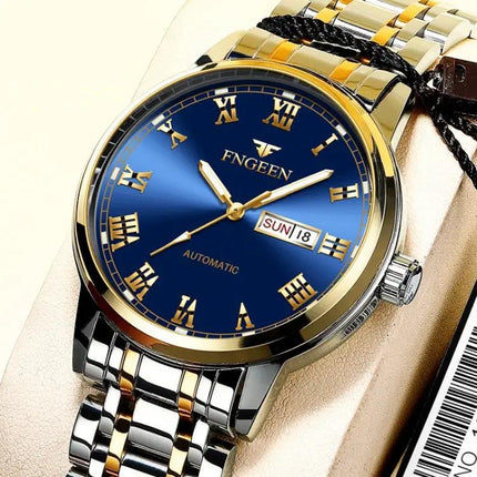 FNGEEN Men's Sports Watch with Roman Numeral Dial for Everyday Wear