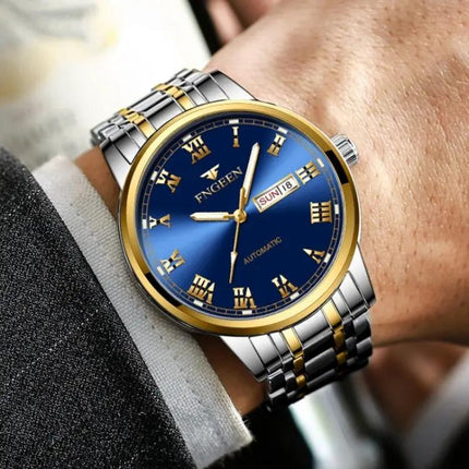 FNGEEN Men's Sports Watch with Roman Numeral Dial for Everyday Wear