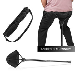 Portable Telescopic Folding Stool for Outdoor Activities, Fishing, and Queuing