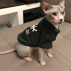 Cozy Fishbone Hoodie for Dogs and Puppies - Trendy Autumn & Winter Pet Vest