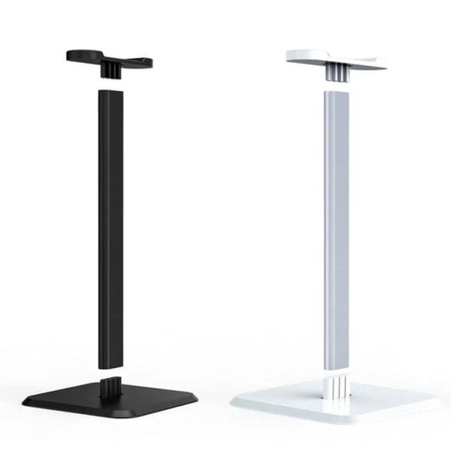 Aluminum Headphone Stand For Desk Organization And Easy Access compact aluminum alloy stand in black and white