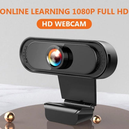Computer Webcam for Video Calls and Online Meetings - USB HD webcam with 12MP CMOS sensor, 1280x720 resolution for virtual meetings and online classes