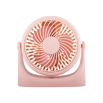 Mini USB Desk Fan For Office Dorm Quiet Portable White