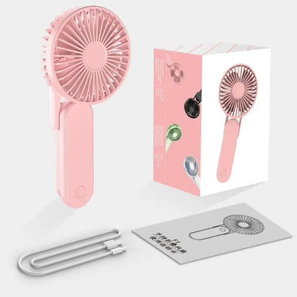 Portable Folding Neck Fan For Hands Free Cooling Lightweight
