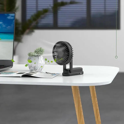 Portable Folding Neck Fan For Hands Free Cooling Lightweight