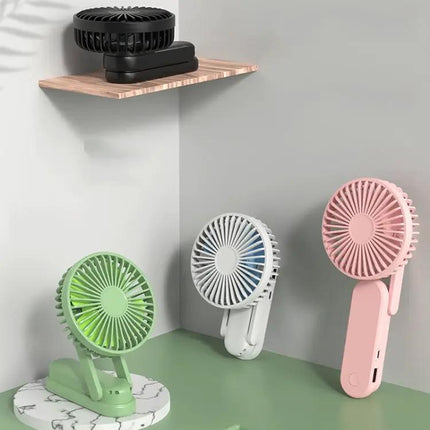 Portable Folding Neck Fan For Hands Free Cooling Lightweight