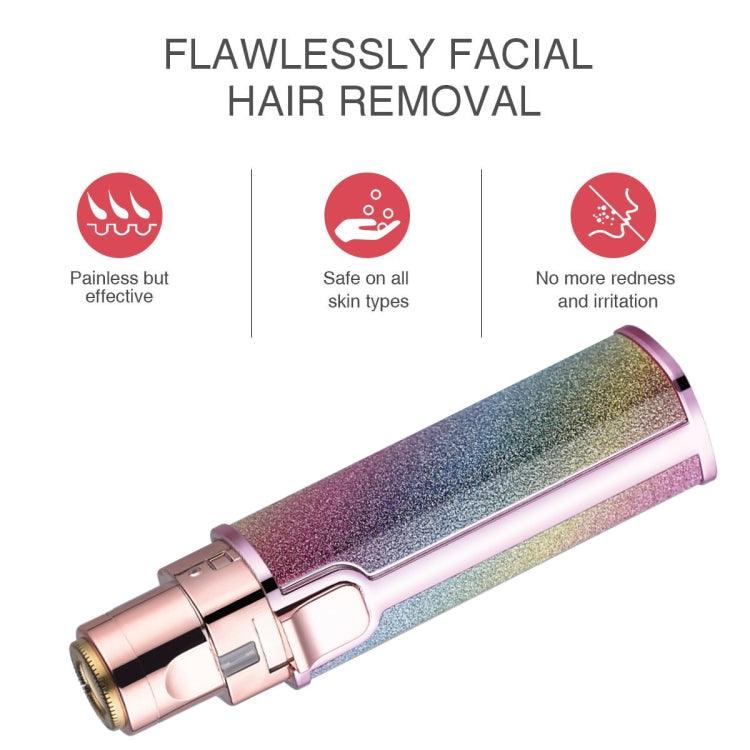 Multifunctional Electric Lady Shaver and Eyebrow Trimmer - Portable USB Rechargeable Hair Removal Device