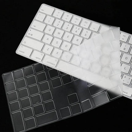 Transparent TPU Protective Film for iMac 2017 Magic Keyboard - clear keyboard cover protecting against dust, crumbs and spills