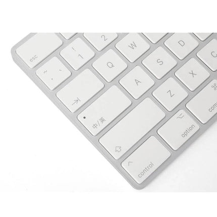Transparent TPU Protective Film for iMac 2017 Magic Keyboard fitting over white Magic Keyboard to prevent dust, crumbs and spills