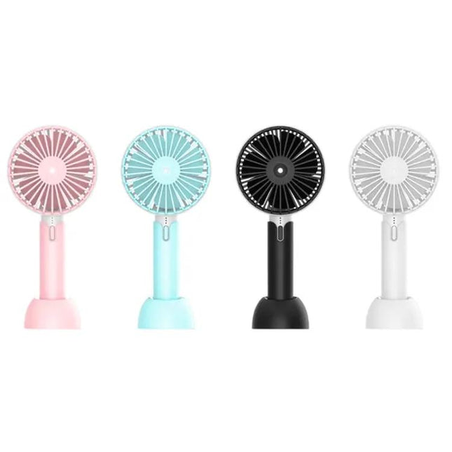 Portable Handheld Mini Fan Rechargeable Silent USB With 720 Degree Rotation