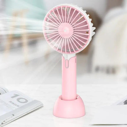 Portable Handheld Mini Fan Rechargeable Silent USB With 720 Degree Rotation