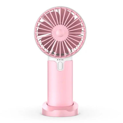 Portable Handheld Mini Fan Rechargeable Silent USB With 720 Degree Rotation