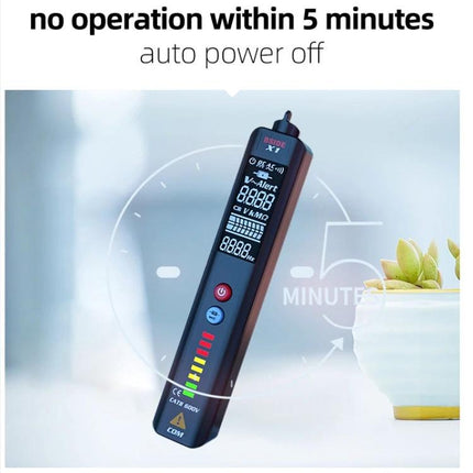 BSIDE X1 Non-Contact Voltage Detector for Electrical Safety Testing handheld tester with clear display and auto power-off feature
