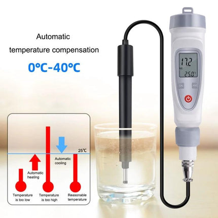 Portable Dissolved Oxygen Meter for Aquaculture Water Testing handheld probe with digital display measuring DO in pond water