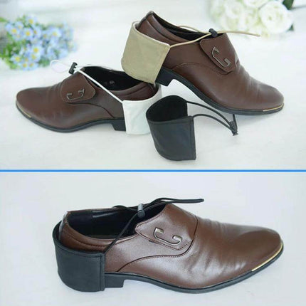 Driving Wear-Resistant Heel Cover For Flat Shoes 8 Cm Wide - durable heel protector for brown flats, adjustable buckle, cushioned fit