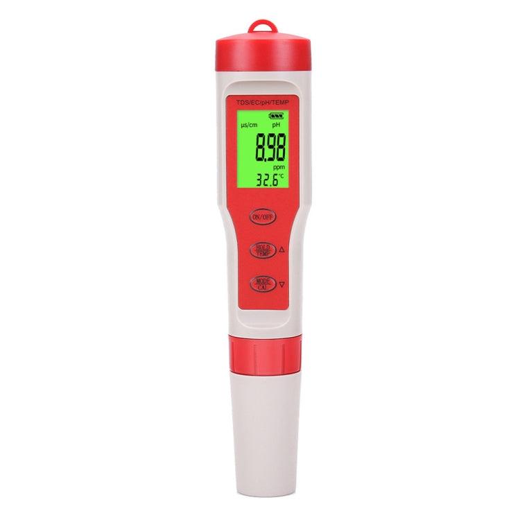 Multi-Function 4-in-1 Water Quality Tester - Portable PH/TDS/EC/TEMP Measurement Pen