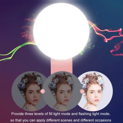 Compact LED Light for Daily Phone Photos and Social Media used to brighten portraits with three fill light levels for on-the-go phone photography