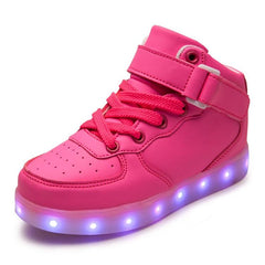 Rechargeable LED Light-Up Sports Sneakers for Kids, Series 1