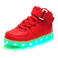 Rechargeable LED Light-Up Sports Sneakers for Kids, Series 1