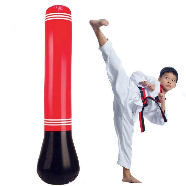 Inflatable PVC Punching Bag for Adults and Kids - 1.5m Tumbler Boxing Column