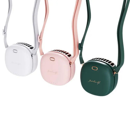 Wearable Neck Fan Rechargeable Hands Free Portable Cooling
