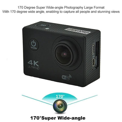 Waterproof Action Camera for Outdoor Sports and Diving Activities