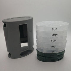 Weekly Organizer Pill Box - Compact and Portable Design